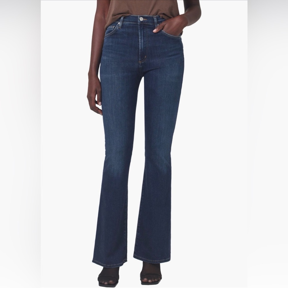 Citizens of Humanity Lilah High Rise Bootcut Jean Color Morella